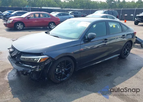 2025 Honda Civic Hybrid Sport/Sport Touring z USA, uszkodzony, nr VIN 2HGFE4F86SH326692